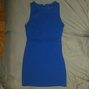 Royal Blue Short/Mini Forever21 Dress